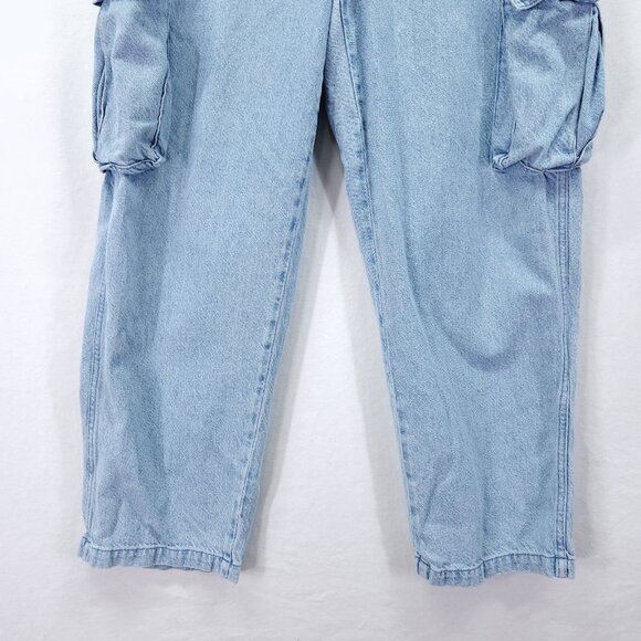 Madewell Jeans Womens 31Low Slung Cargo Wide Leg Jean High Rise Baggy Denim - Picture 16 of 16